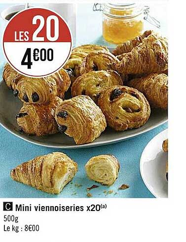 Mini Viennoiseries X20