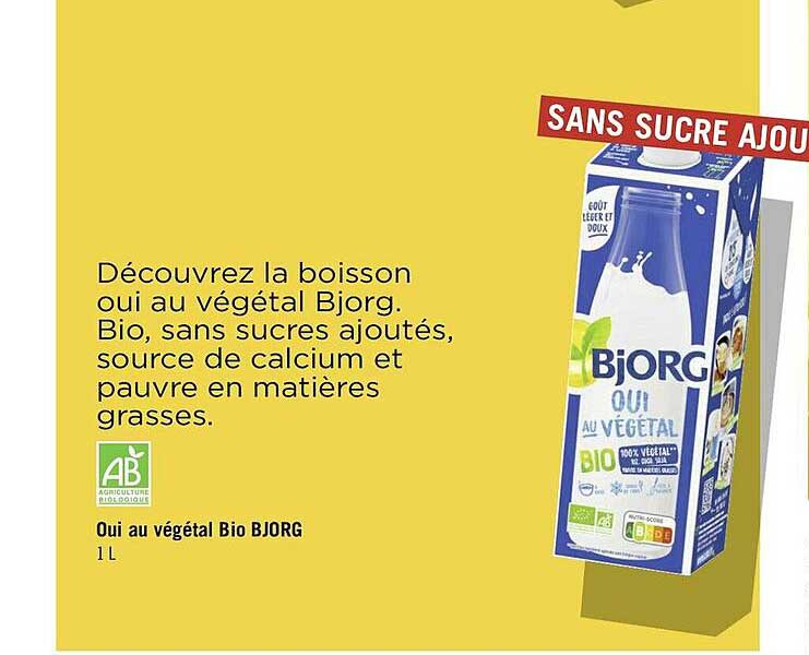 oui au végétal bio bjorg