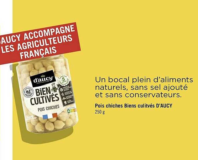 pois chiches biens cultivés d'aucy