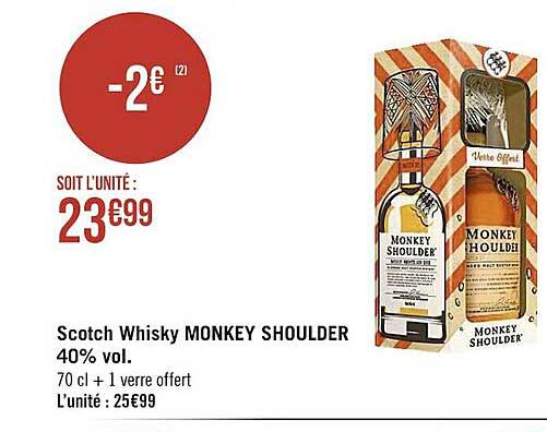 scotch whisky monkey shoulder 40% vol.