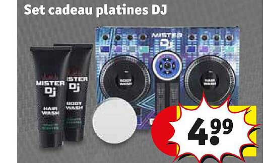set cadeau platines dj