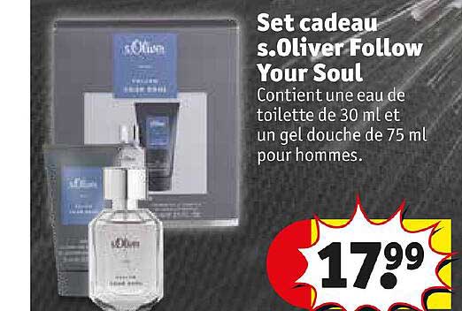 set cadeau s.oliver fellow your soul