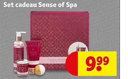 set cadeau sense of spa