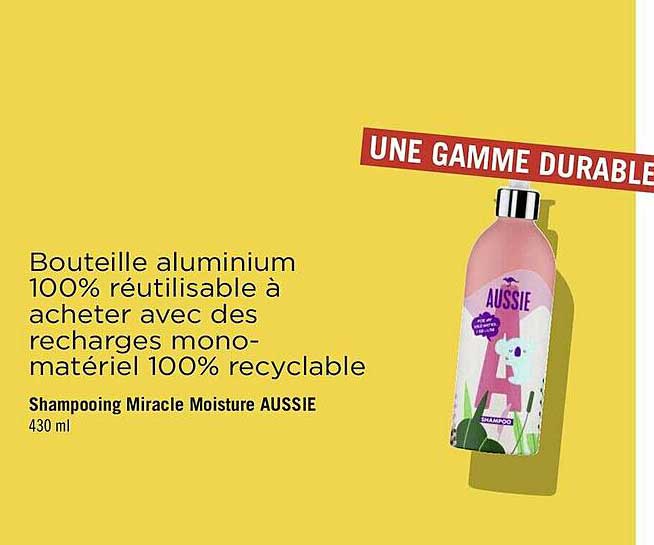 shampooing miracle moisture aussie
