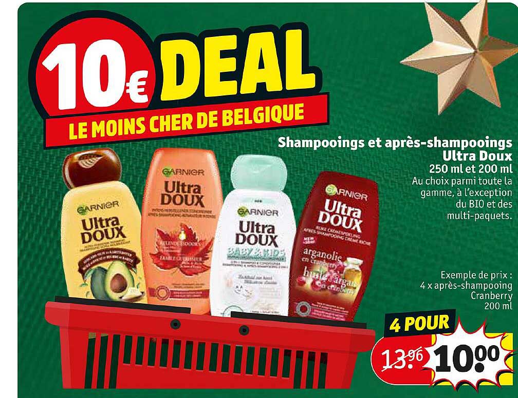 shampooings et après-shampooings ultra doux