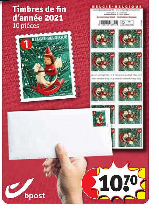 timbres de fin d'année 2021