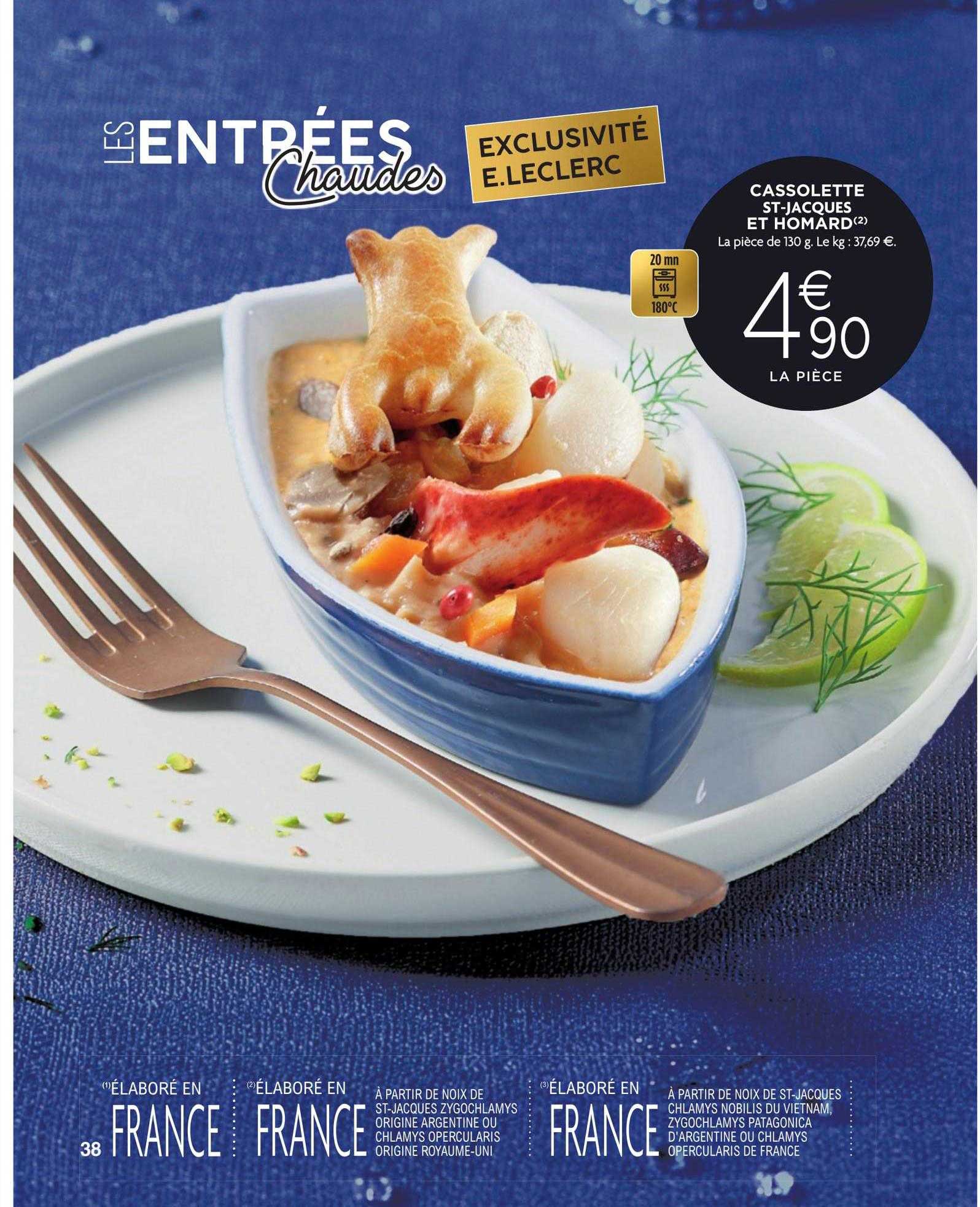 cassolette st-jacques et homard