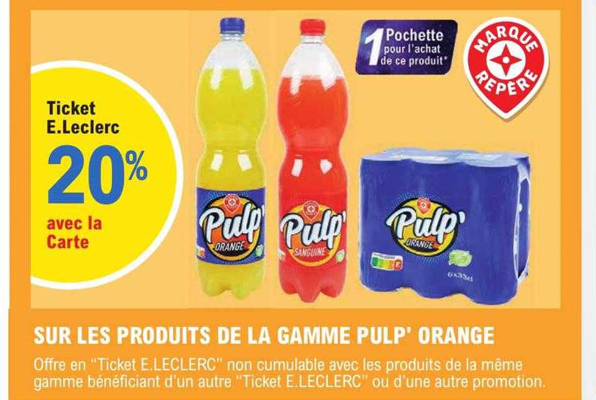 la gamme pulp' orange