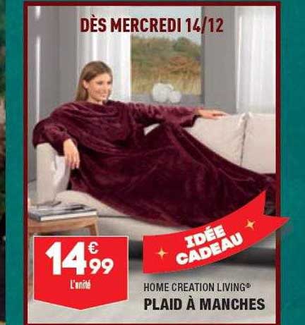 plaid à manches home création living