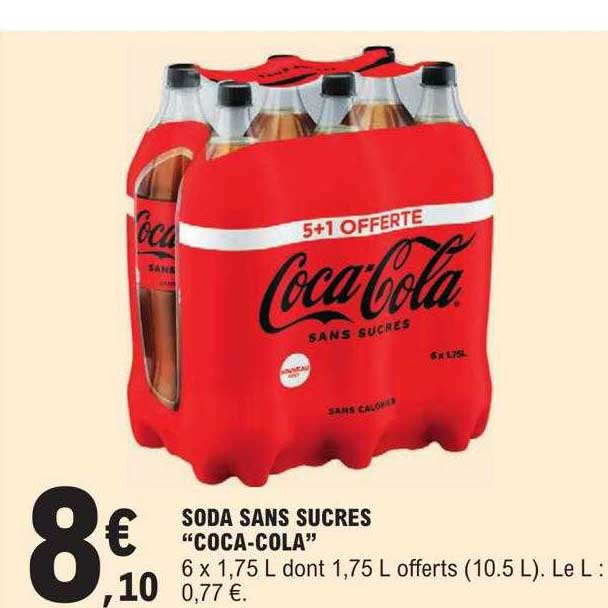 soda sans sucres "coca-cola"