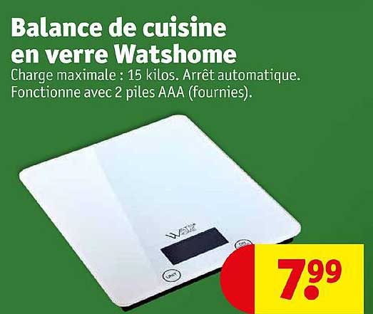Balance De Cuisine En Verre Wats Home