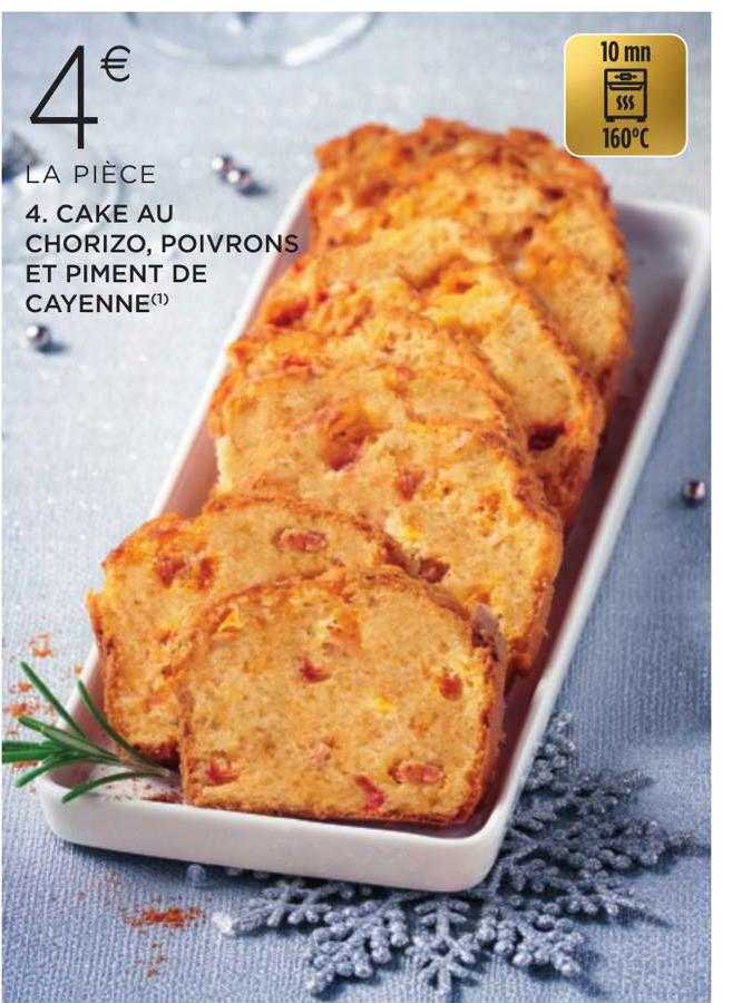 Cake Au Chorizo, Poivrons Et Piment De Cayenne