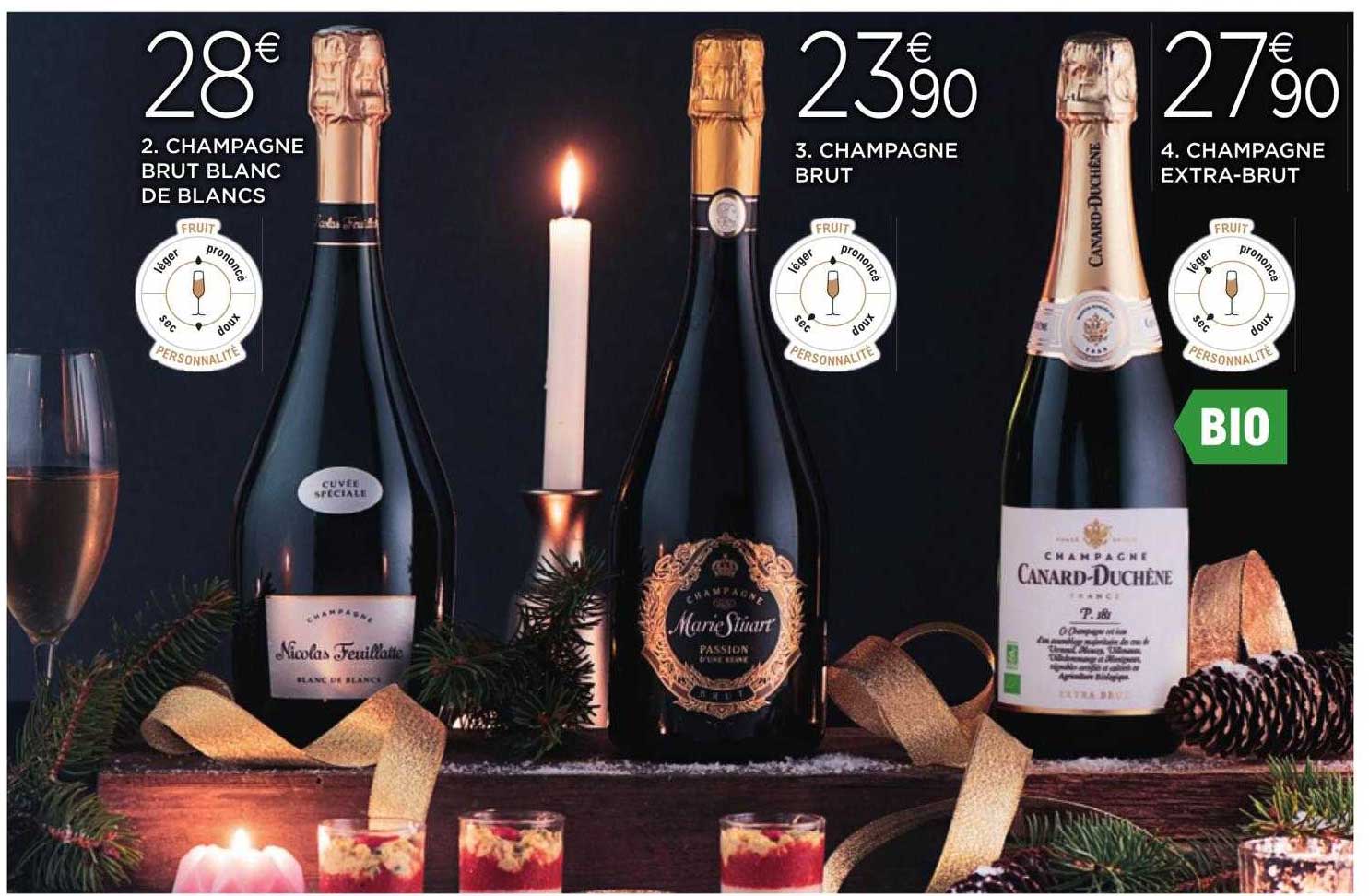 champagne brut blanc de blancs, champagne brut, champagne extra-brut