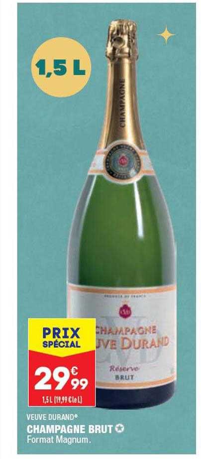 Champagne Brut Veuve Durand