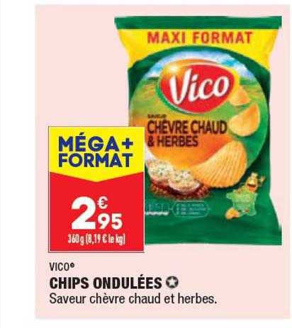 chips ondulées vico