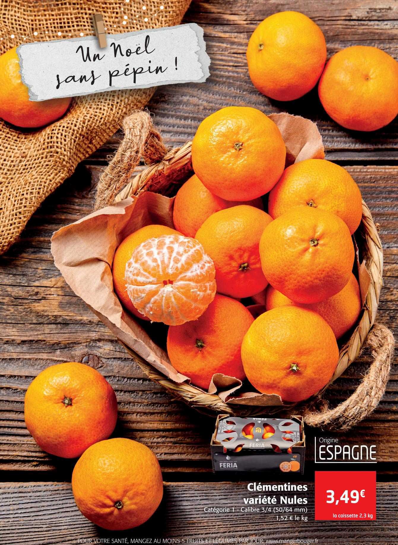 clémentines variété nules