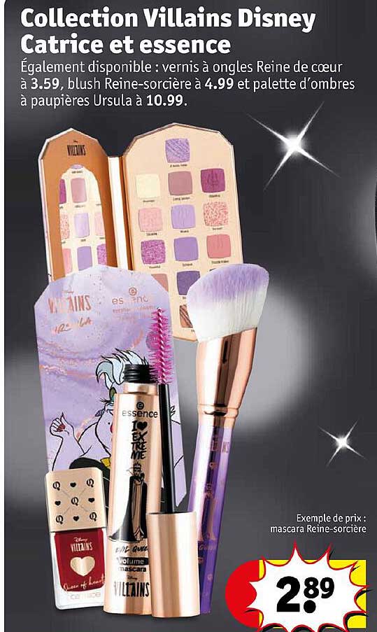 collection villains disney catrice et essence