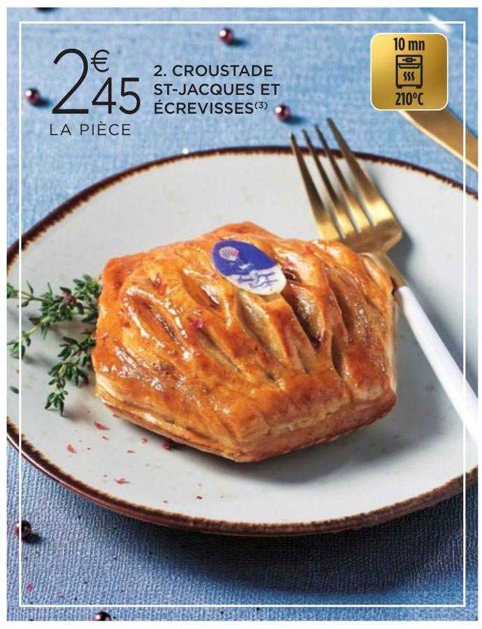 croustade st-jacques et écrevisses