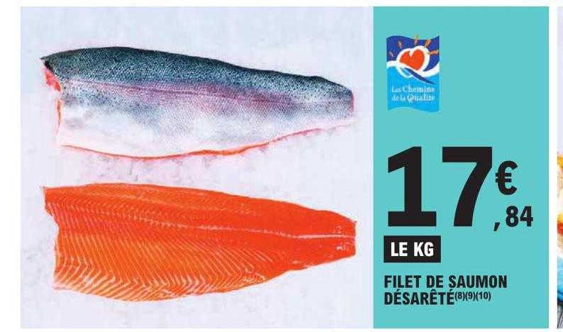 filet de saumon désarêté