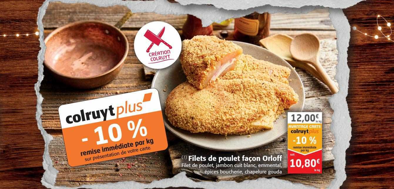 filets de poulet façon orloff