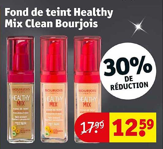 fond de teint healthy mix clean bourjois