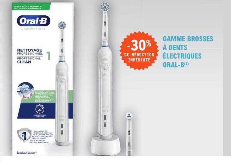 gamme brosses à dents électriques oral-b