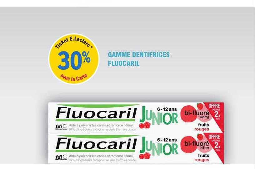 Gamme Dentifrices Fluocaril