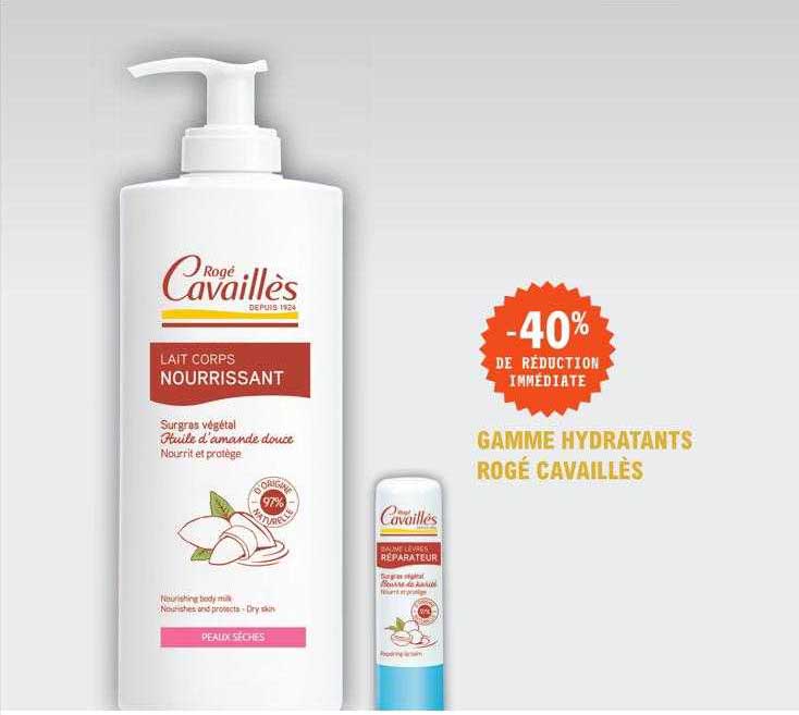 Gamme Hydratants Rogé Cavaillès