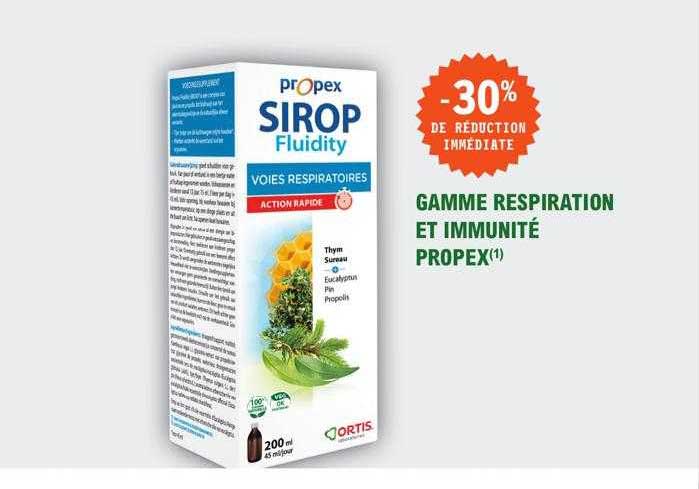 gamme respiration et immunité propex