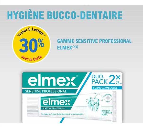 Gamme Sensitive Professional Elmex