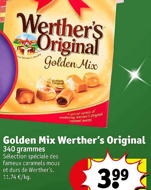 golden mix werther's original