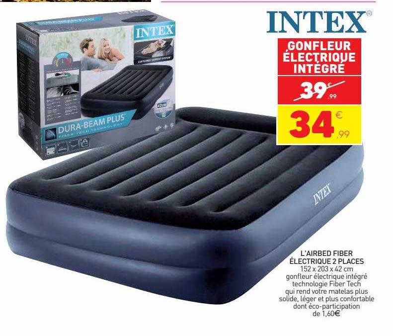 l'airbed fiber électrique 2 places