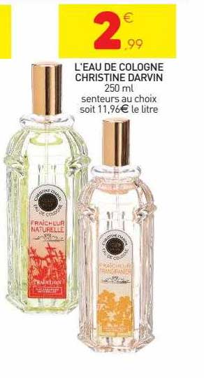 l'eau de cologne christine darvin