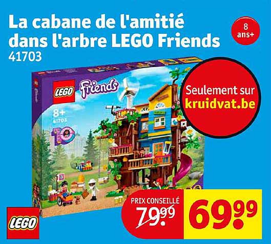 la cabane de l'amitié dans l'arbre lego friends