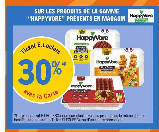 La Gamme "happyvore" Présents En Magasin