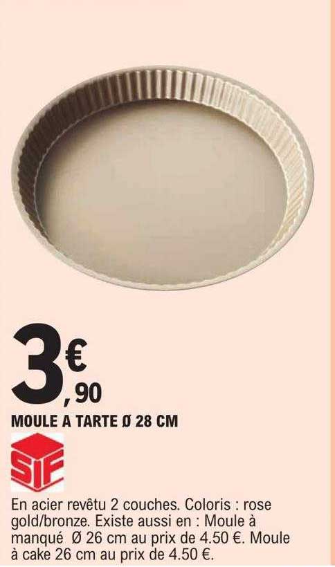 moule à tarte ø 28 cm sif