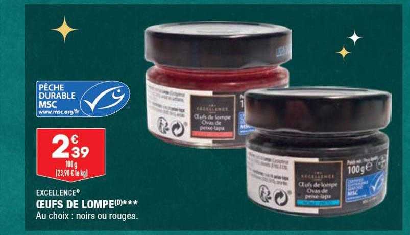 œufs de lompe excellence