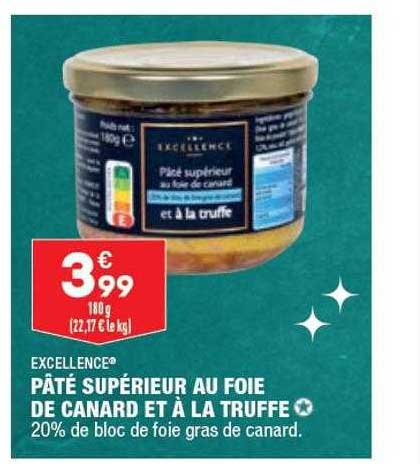 Pâté Supérieur Au Foie De Canard Et à La Truffe Excellence