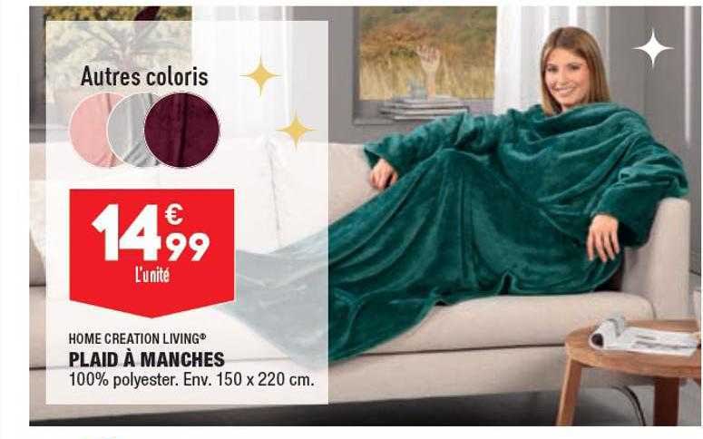 plaid à manches home création living