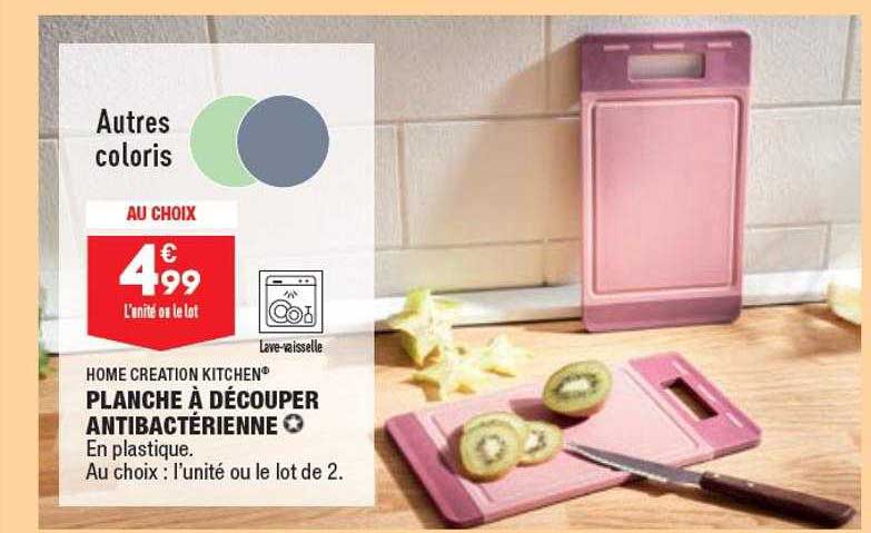 planche à découper antibactérienne home création kitchen