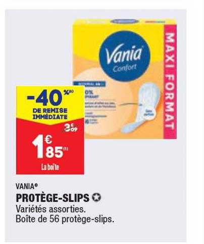 protège-slips vania