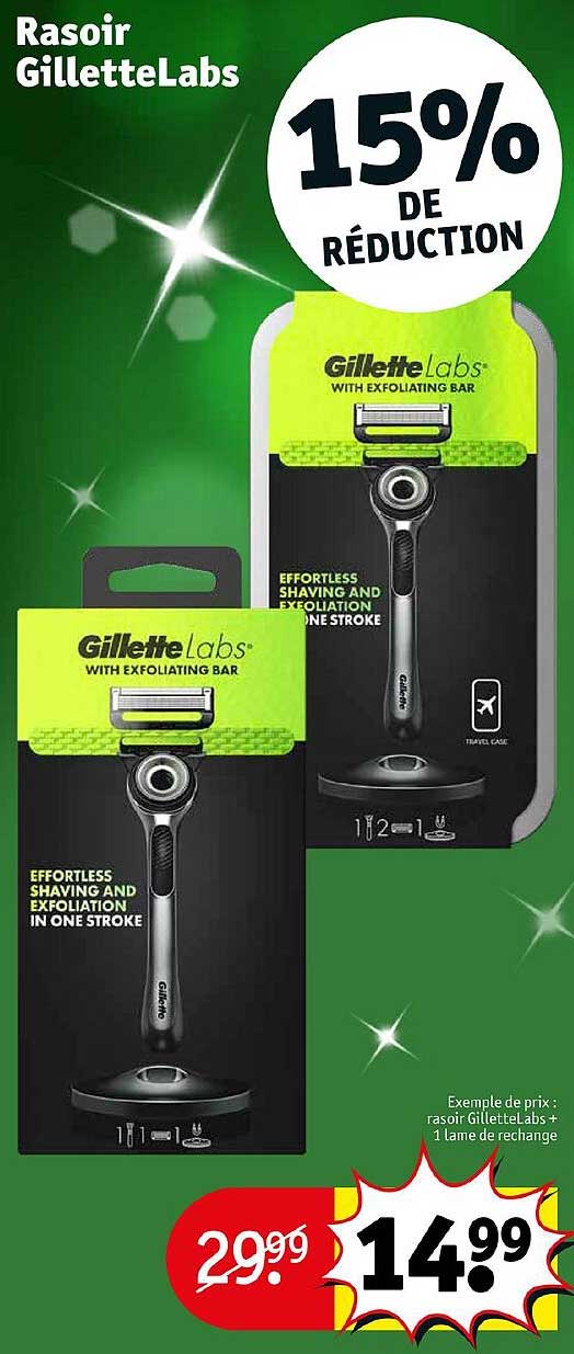 rasoir gillette labs