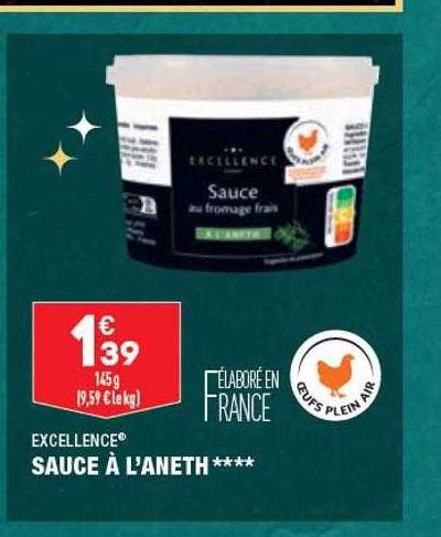 sauce à l'aneth excellence