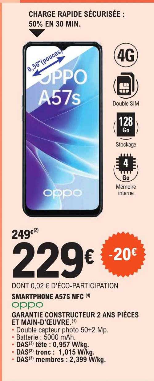 smartphone oppo a57s nfc