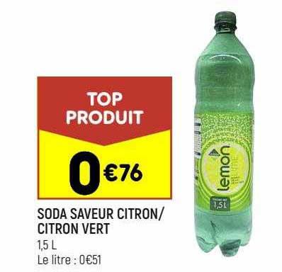 sodea saveur citron-citron vert