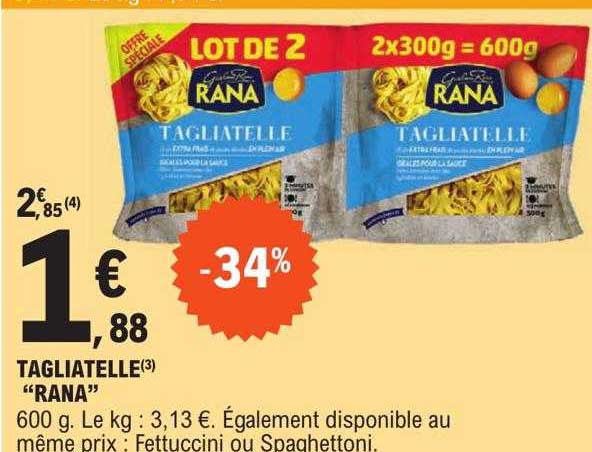 Tagliatelle "rana"