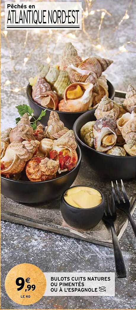 Bulots Cuits Natures Ou Pimentés Ou à L'espagnole