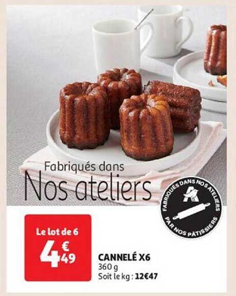 cannelé x 6