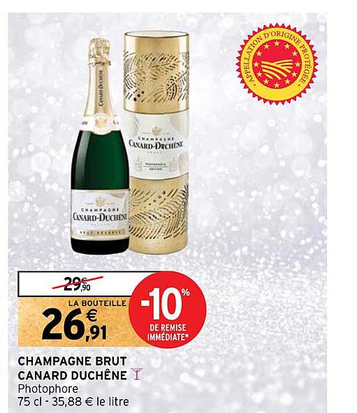 champagne brut canard duchêne