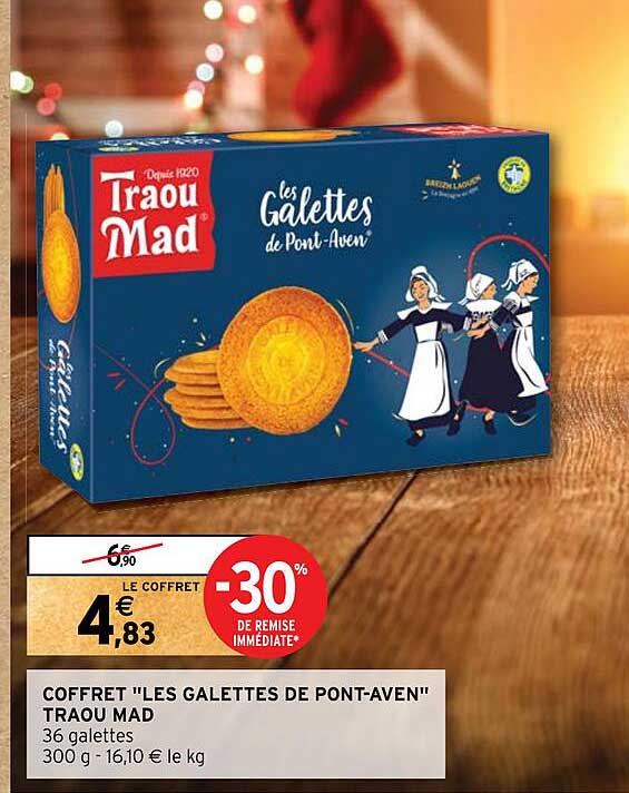 coffret "les galettes de pont-aven" traou mad